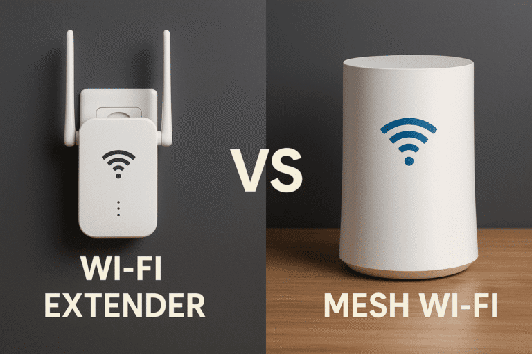 wifi extender vs mesh wifi